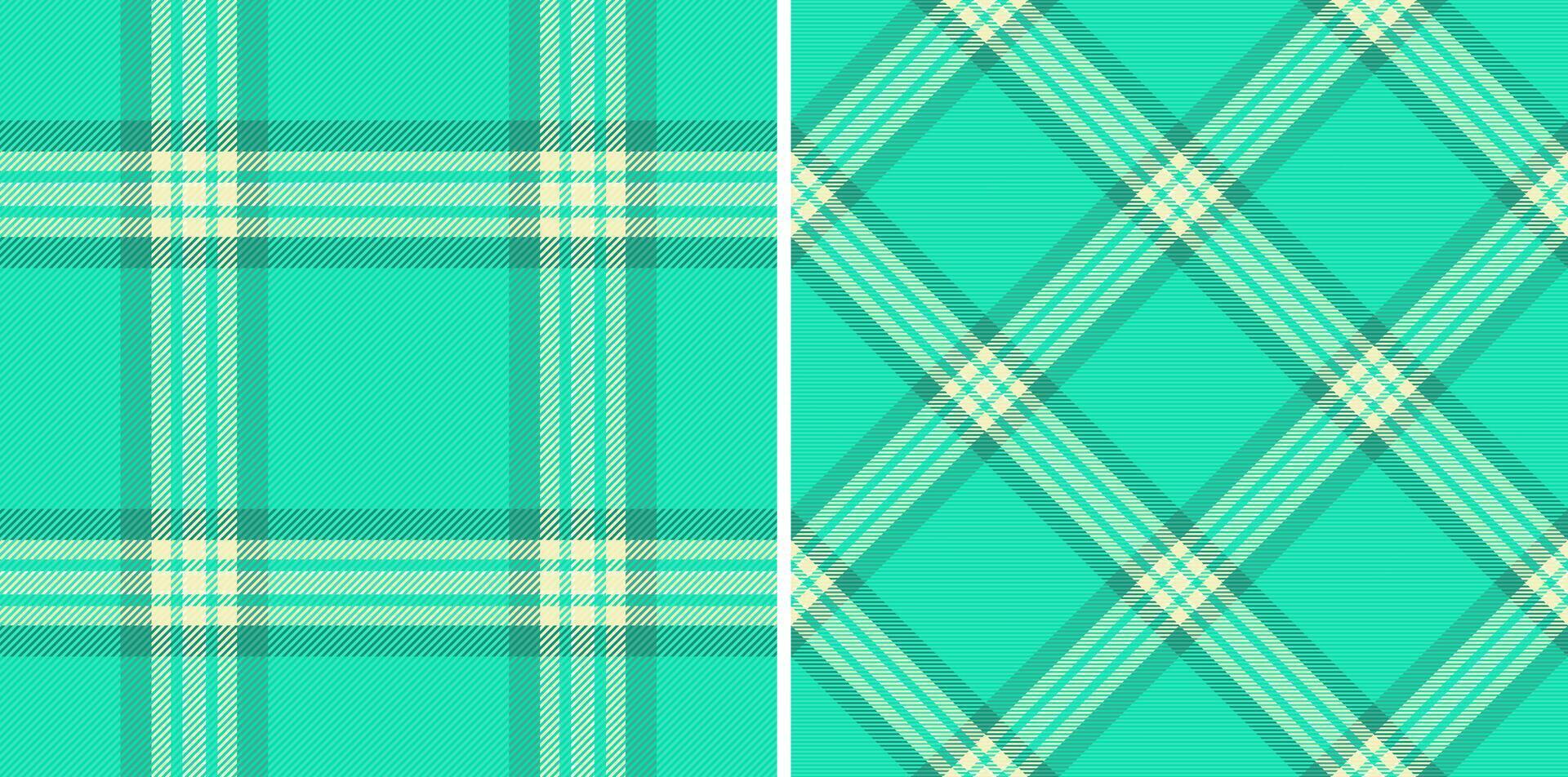 Vector background fabric of texture tartan seamless with a textile plaid check pattern. Set in happy colors for curtain design trends.