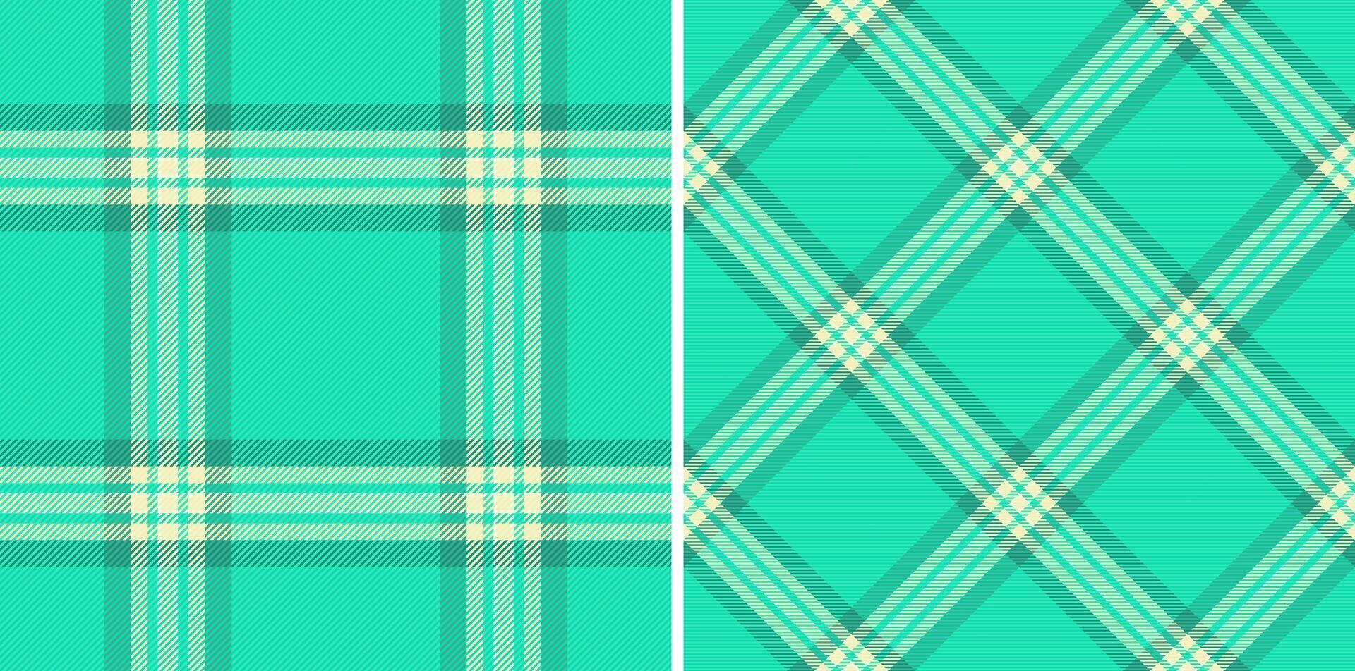 Vector background fabric of texture tartan seamless with a textile plaid check pattern. Set in happy colors for curtain design trends.