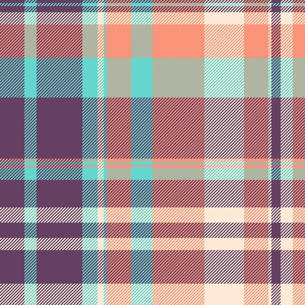 Textile design of textured plaid. Checkered fabric pattern swatch for shirt, dress, suit, wrapping paper print, invitation and gift card. vector