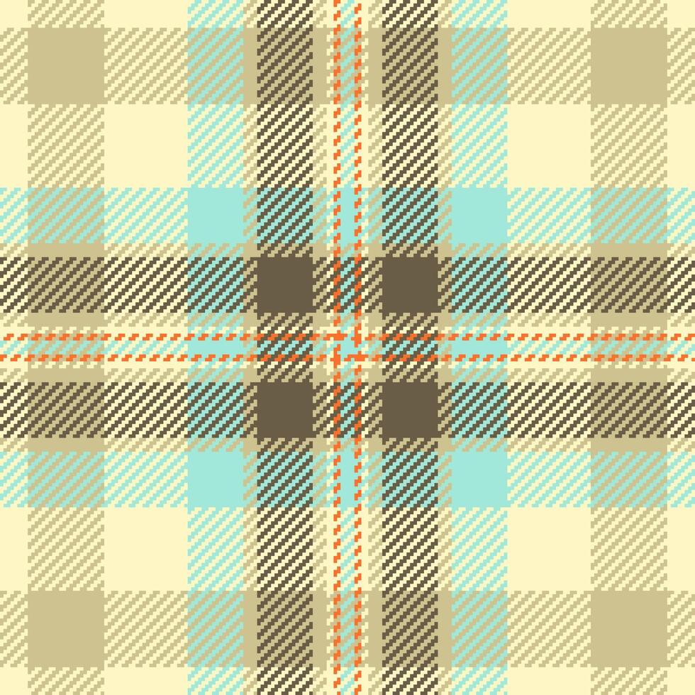 Textile design of textured plaid. Checkered fabric pattern swatch for shirt, dress, suit, wrapping paper print, invitation and gift card. vector