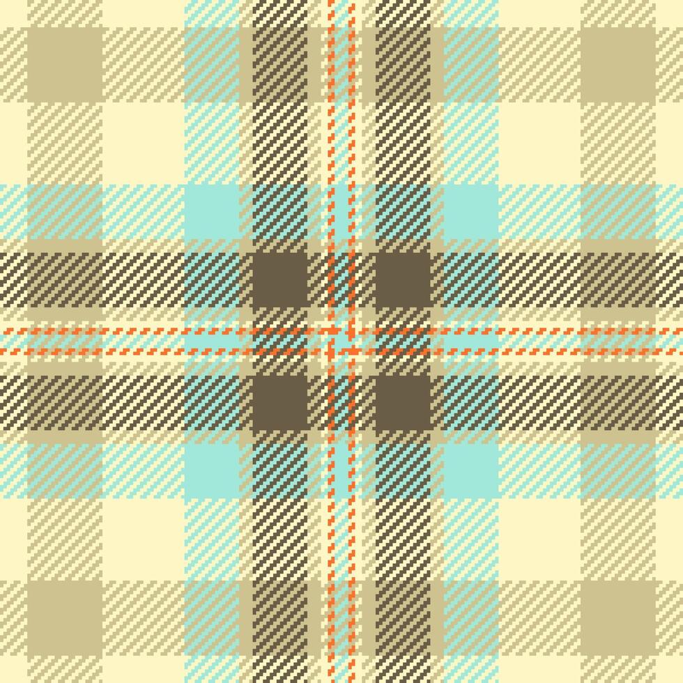 Textile design of textured plaid. Checkered fabric pattern swatch for shirt, dress, suit, wrapping paper print, invitation and gift card. vector