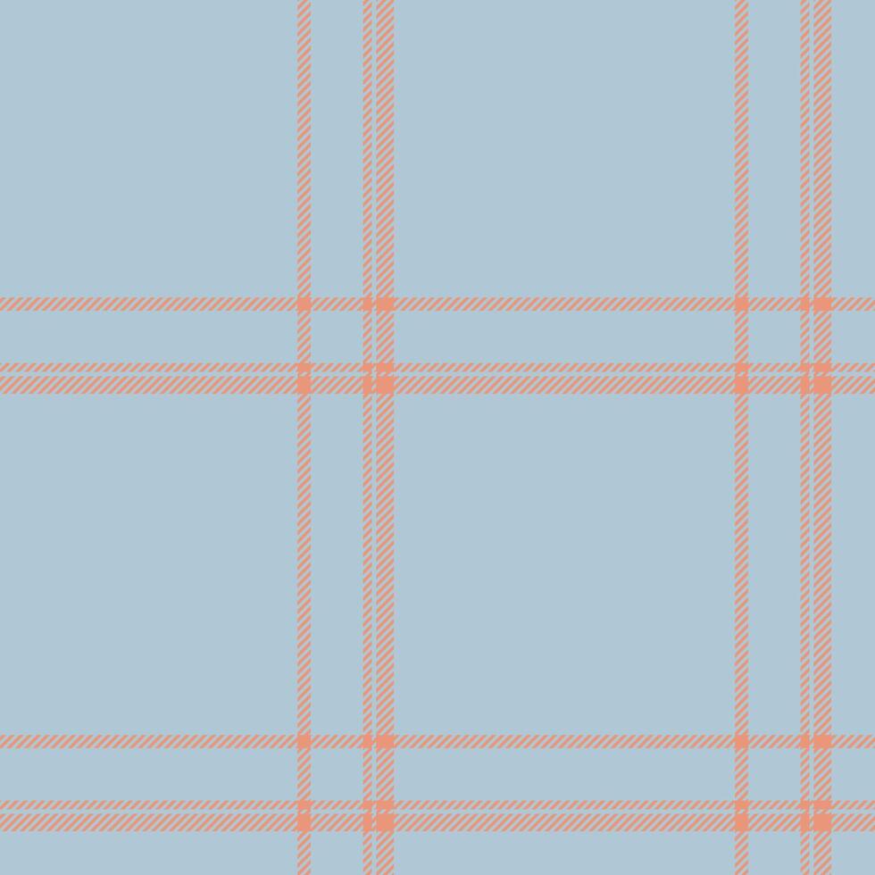 Plaid seamless pattern. Check fabric texture. Vector textile print.
