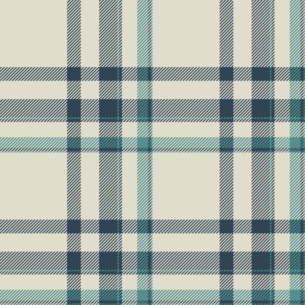 Plaid seamless pattern. Check fabric texture. Vector textile print.