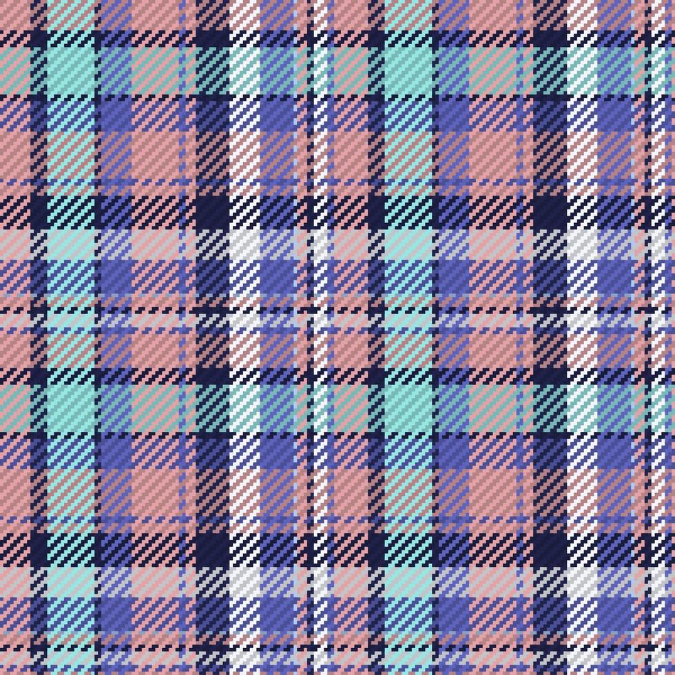 Seamless pattern of scottish tartan plaid. Repeatable background with check fabric texture. Vector backdrop striped textile print.