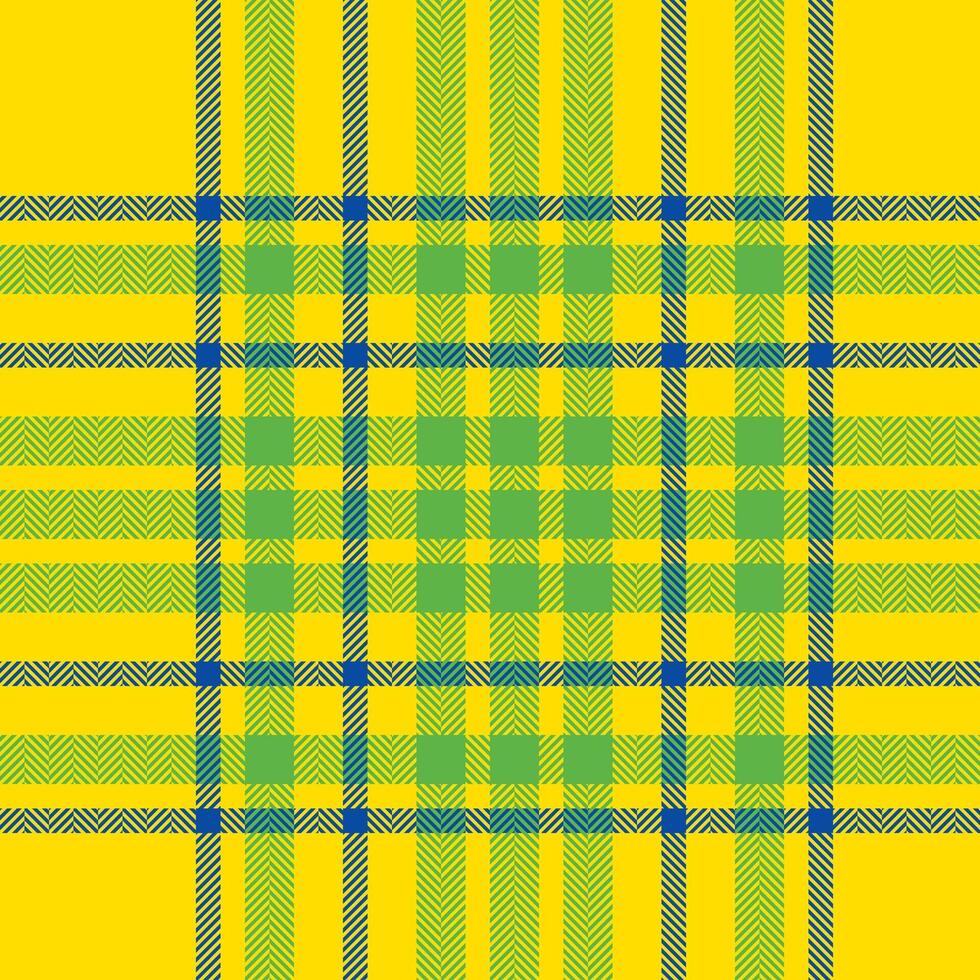 Plaid check pattern. Seamless fabric texture. Tartan textile print. vector