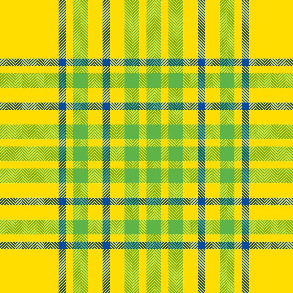 Plaid check pattern. Seamless fabric texture. Tartan textile print. vector