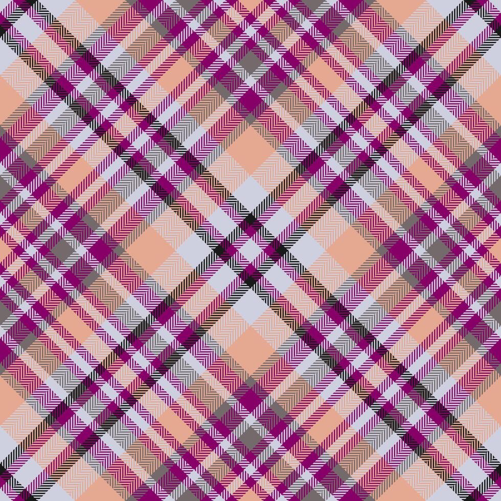 Plaid pattern vector. Check fabric texture. Seamless textile design for clothes, paper print. vector