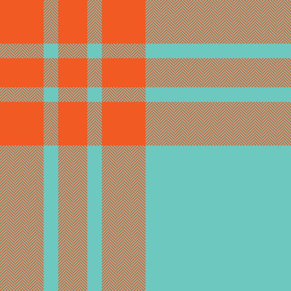 Plaid check pattern. Seamless fabric texture. Tartan textile print. vector