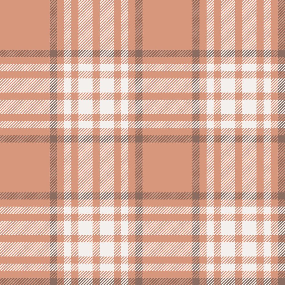 Plaid seamless pattern. Check fabric texture. Vector textile print.