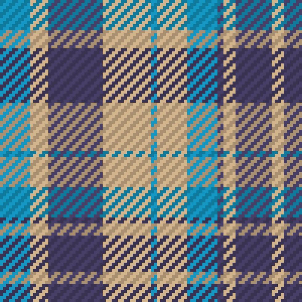 Seamless pattern of scottish tartan plaid. Repeatable background with check fabric texture. Vector backdrop striped textile print.