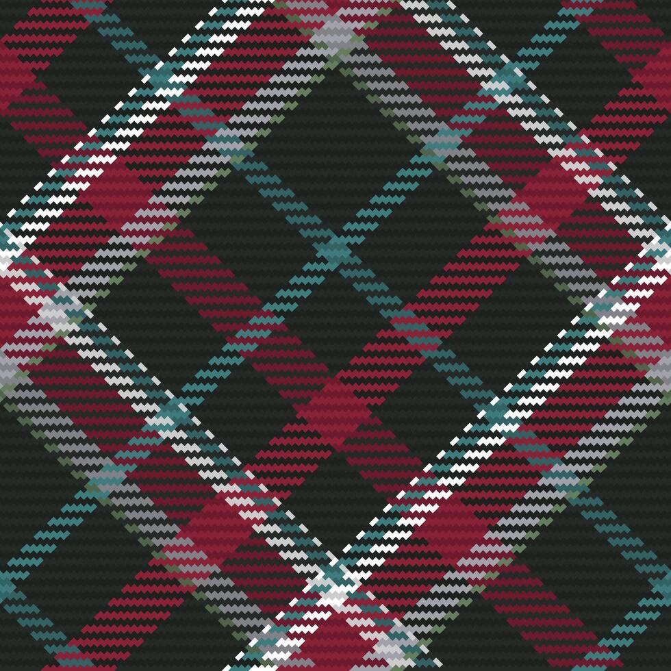 Seamless pattern of scottish tartan plaid. Repeatable background with check fabric texture. Vector backdrop striped textile print.