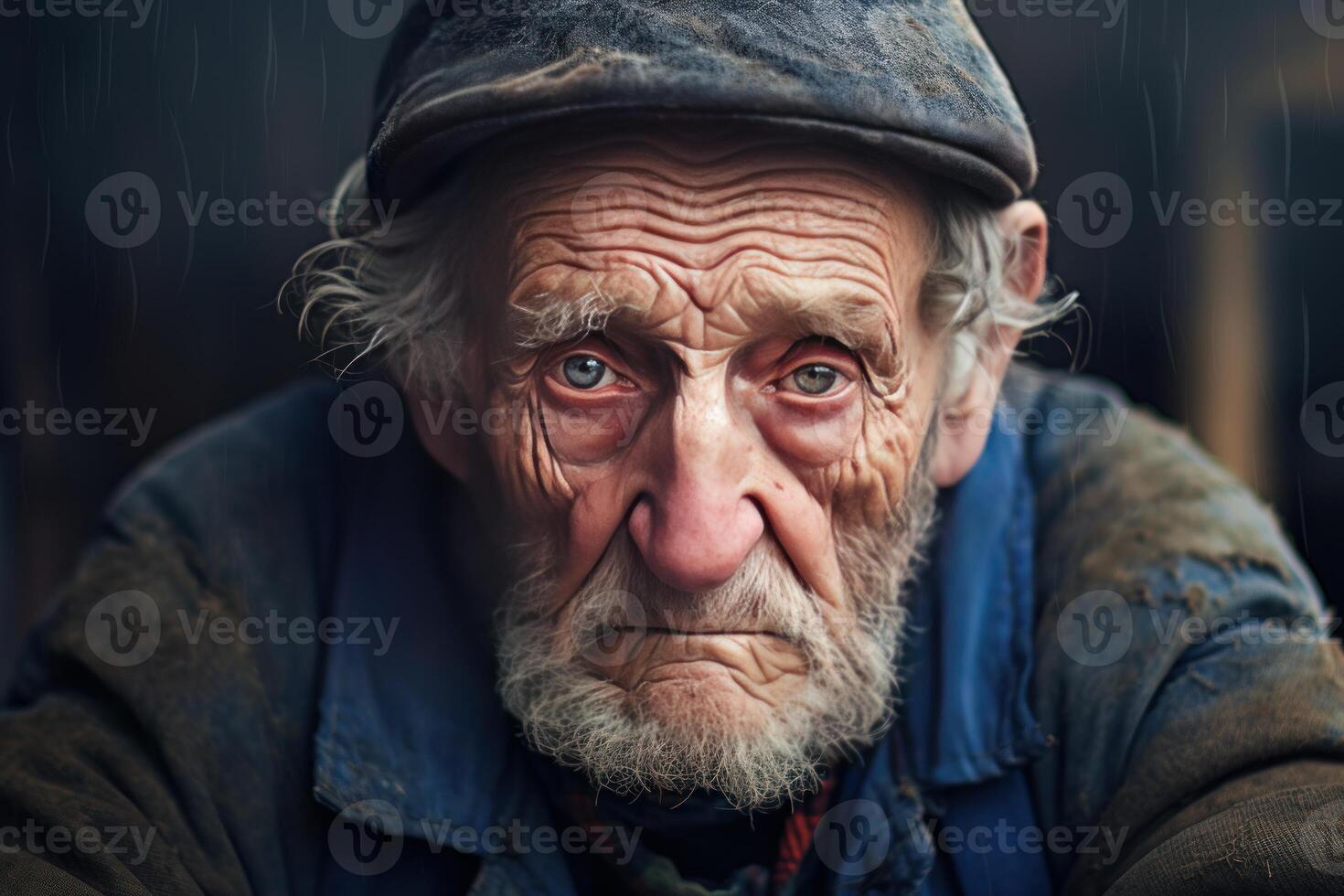 AI generated Wise Older person. Generate Ai photo