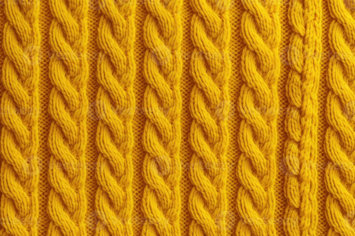 AI generated Bright Yellow sweater background. Generate Ai photo
