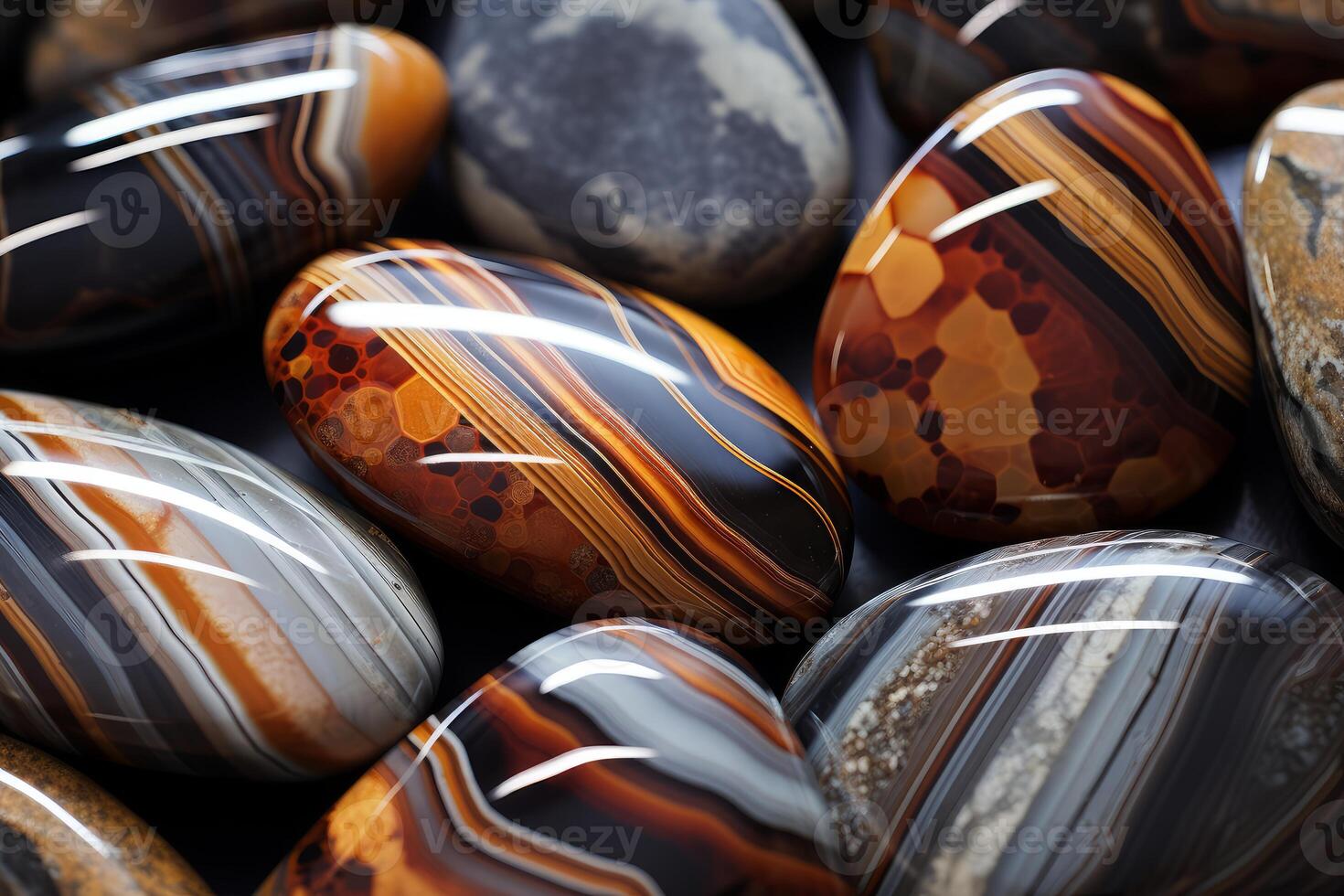 AI generated Durable Natural marble gemstone. Generate Ai photo