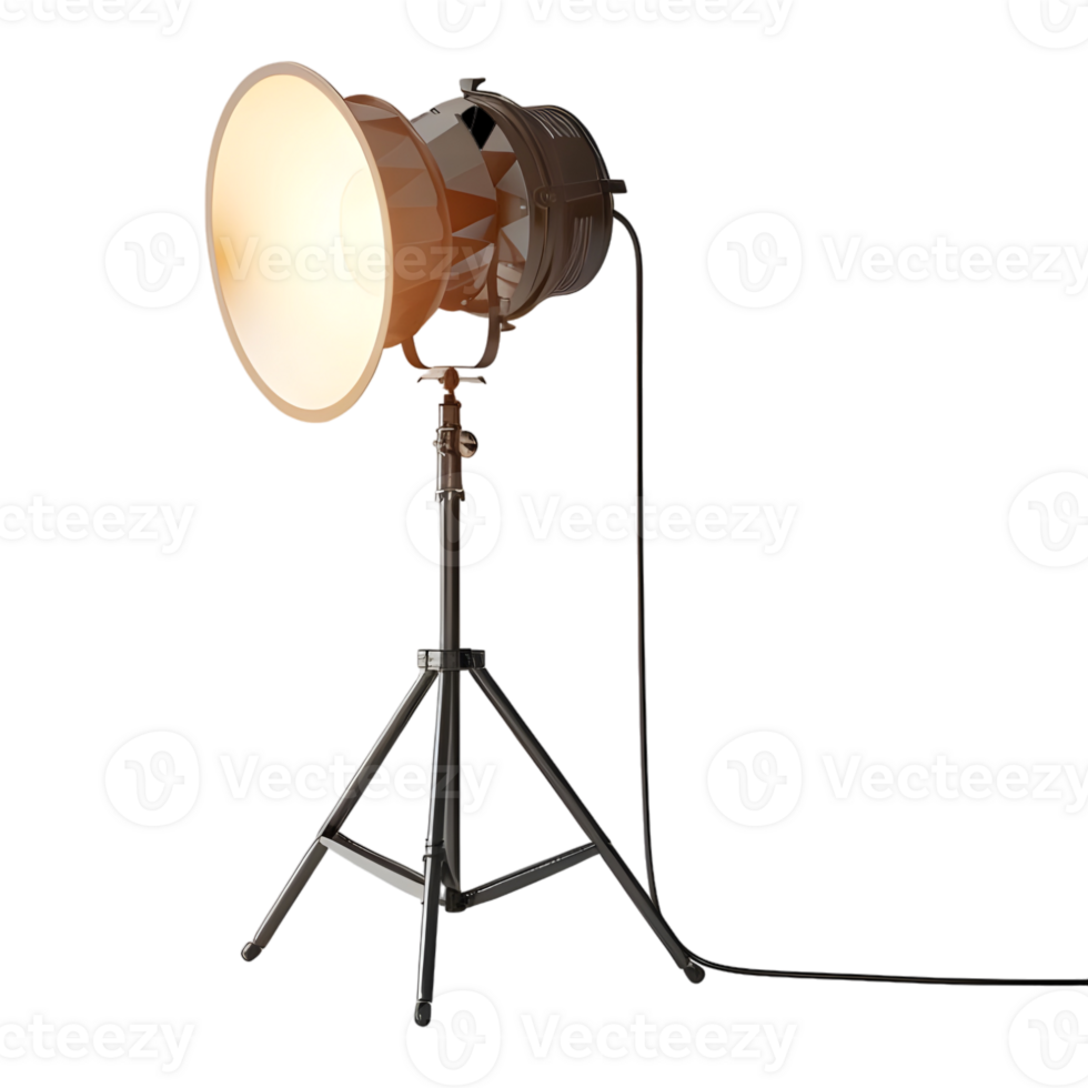 AI generated Studio Lights Setup on Transparent background - Ai Generated png