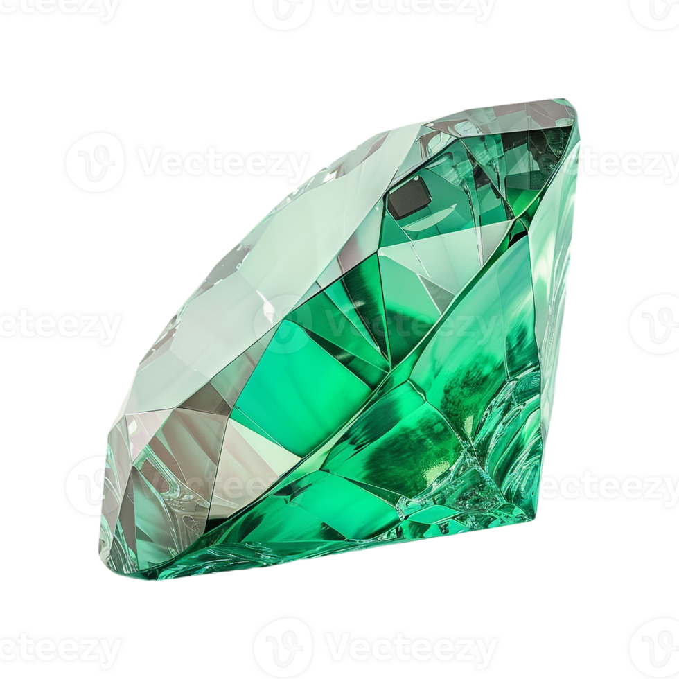 AI generated 3D Rendering of a Gem Stone on Transparent Background - Ai Generated png