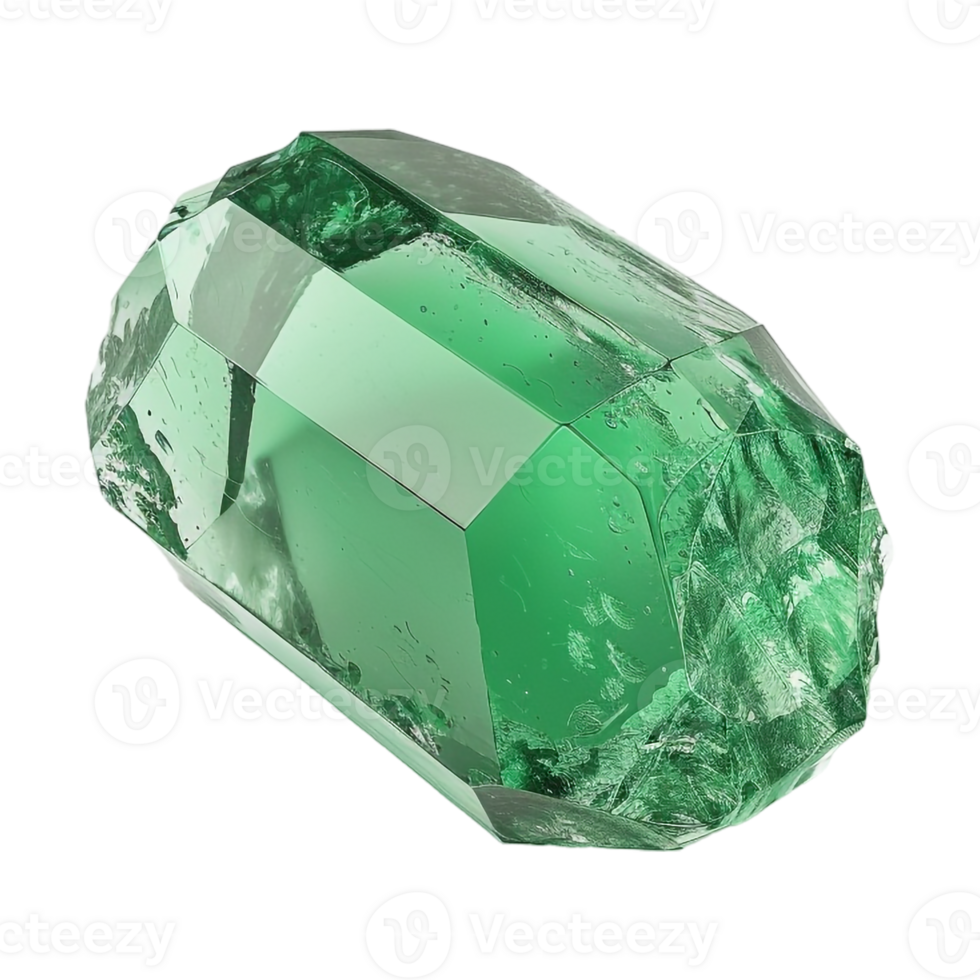AI generated 3D Rendering of a Gem Stone on Transparent Background - Ai Generated png
