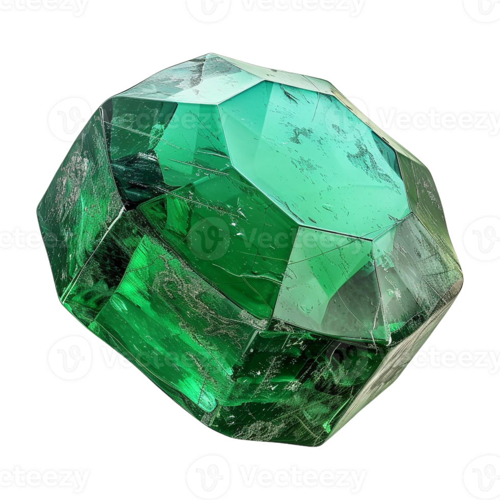 AI generated 3D Rendering of a Gem Stone on Transparent Background - Ai Generated png