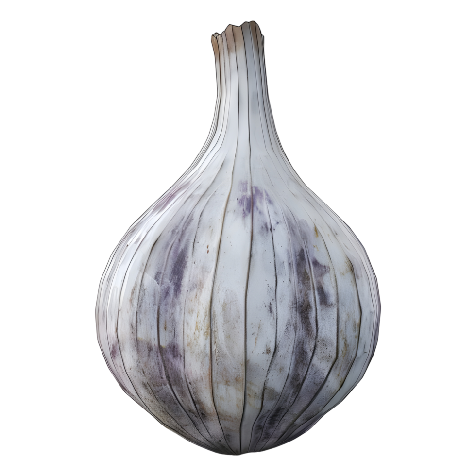 AI generated Garlic on Transparent background - Ai Generated png