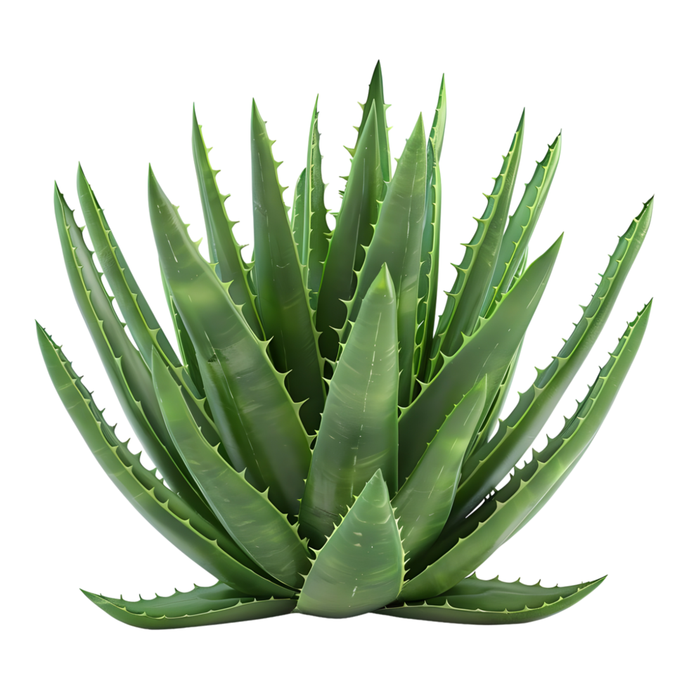 AI generated 3D Rendering of a Aloe Vera in a Pot on Transparent Background - Ai Generated png