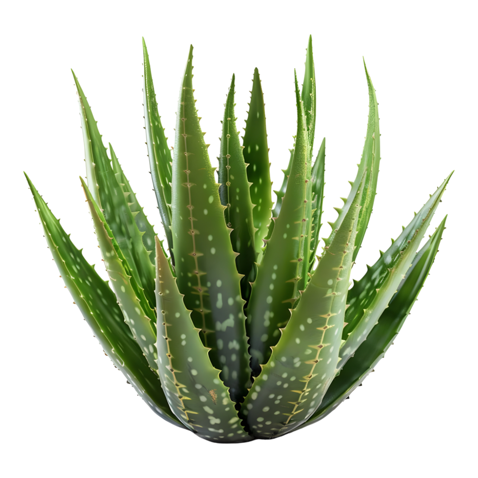 AI generated 3D Rendering of a Aloe Vera in a Pot on Transparent Background - Ai Generated png