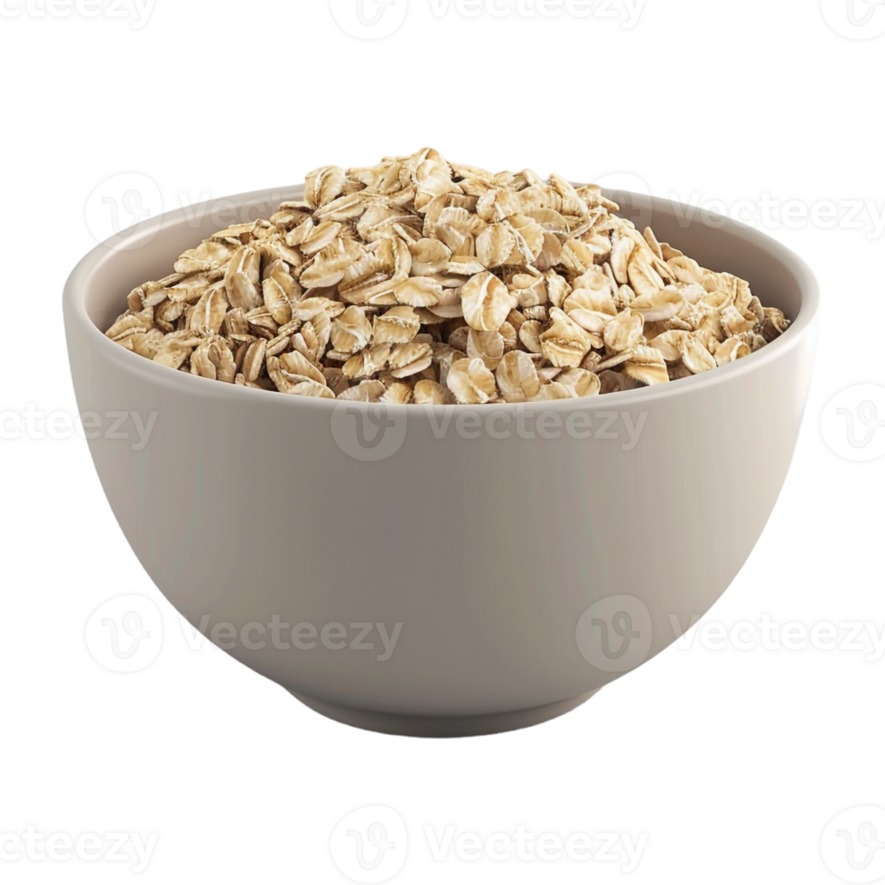 AI generated Oatmeal on Transparent background - Ai Generated png