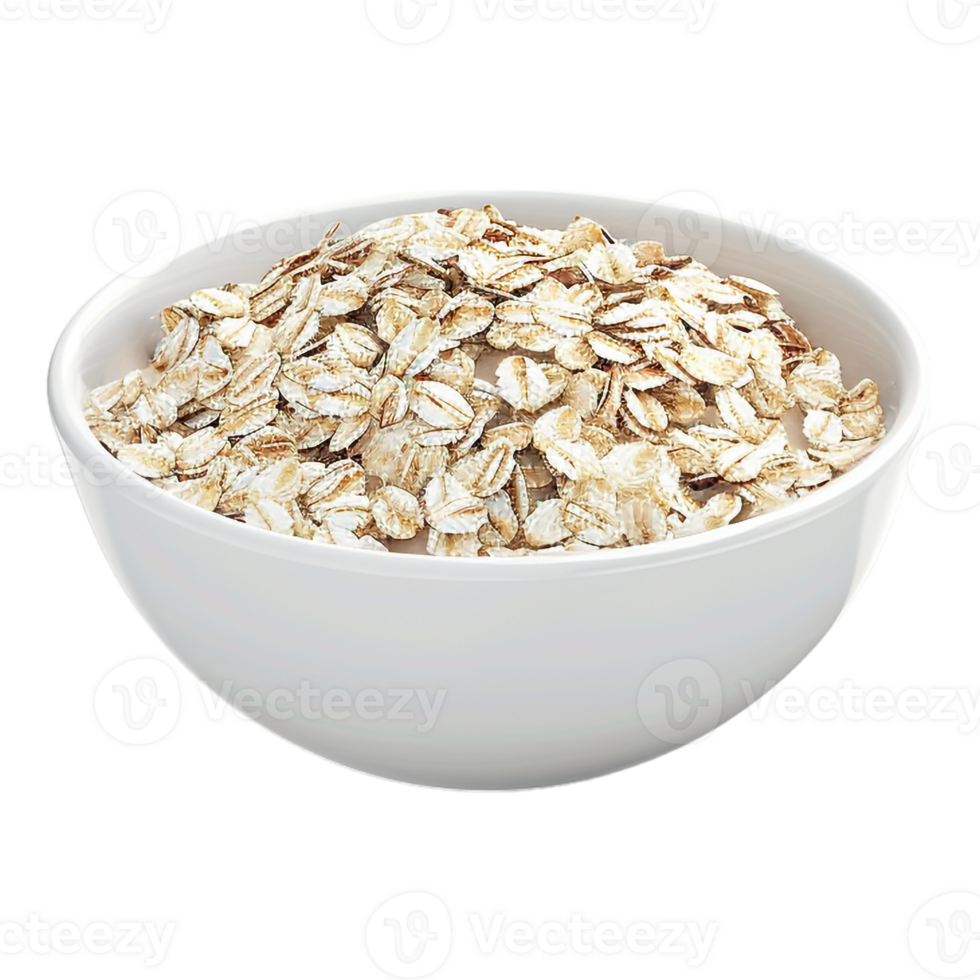 AI generated Oatmeal on Transparent background - Ai Generated png