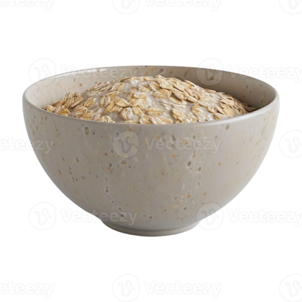 AI generated Oatmeal on Transparent background - Ai Generated png