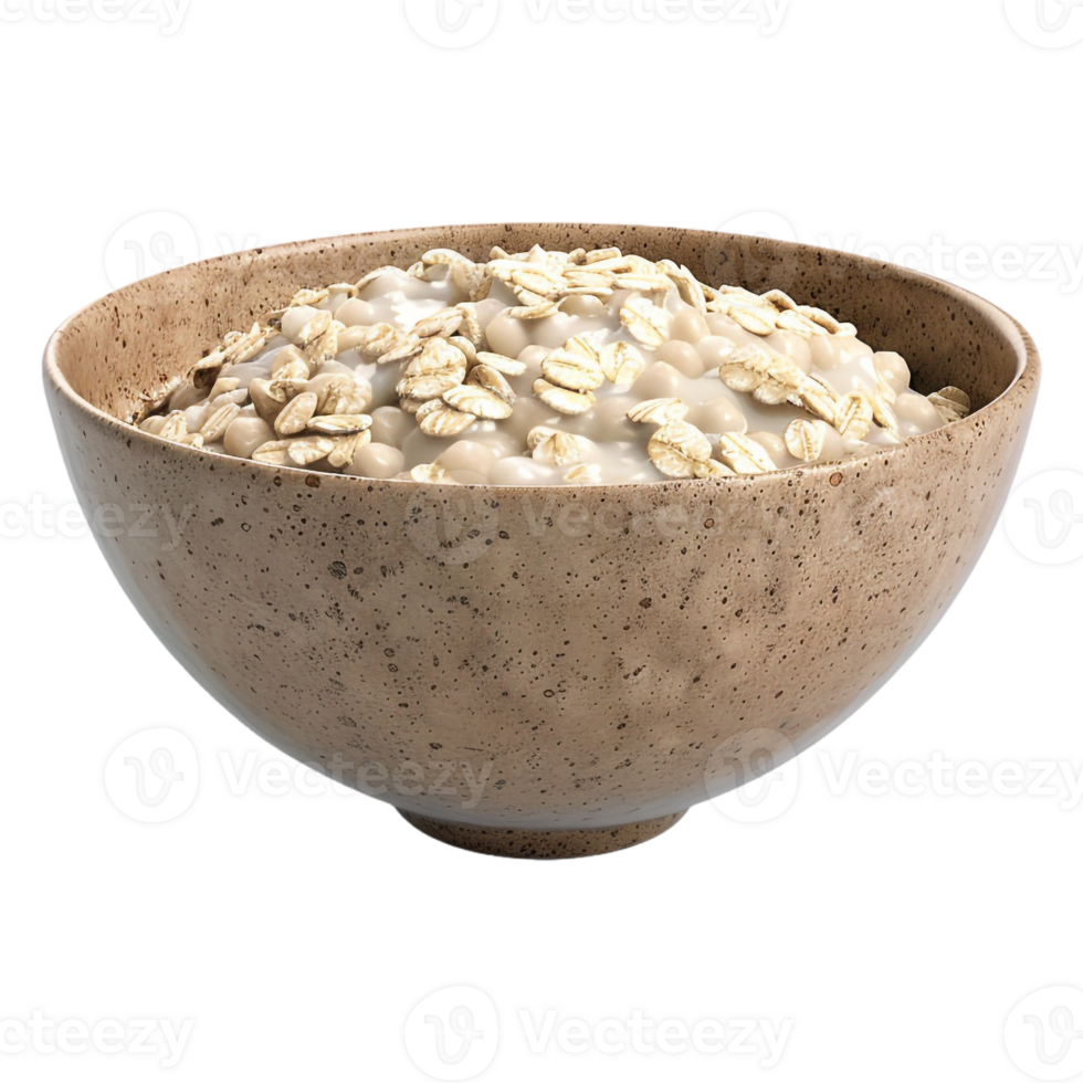 AI generated Oatmeal on Transparent background - Ai Generated png