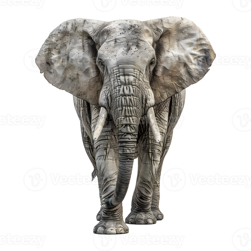 AI generated Giant Elephant on Transparent background - Ai Generated png