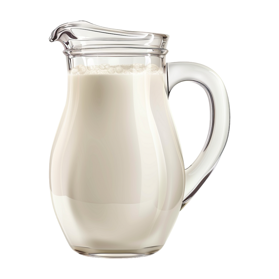 AI generated Jug of Milk on Transparent background - Ai Generated png