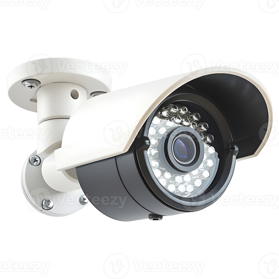 AI generated 3D Rendering of a Safety Security Camera on Transparent Background - Ai Generated png