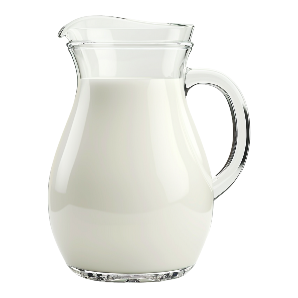 AI generated Jug of Milk on Transparent background - Ai Generated png