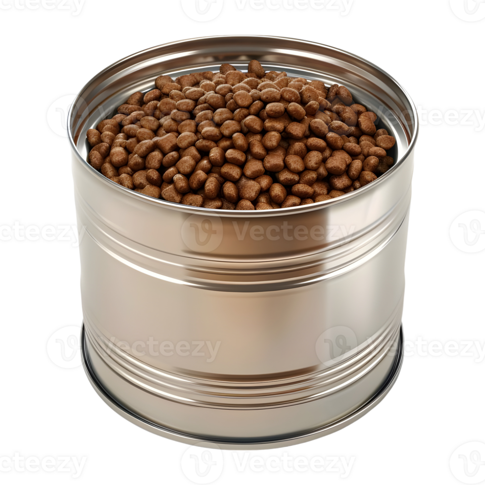 AI generated 3D Rendering of a Dog Food on Transparent Background - Ai Generated png