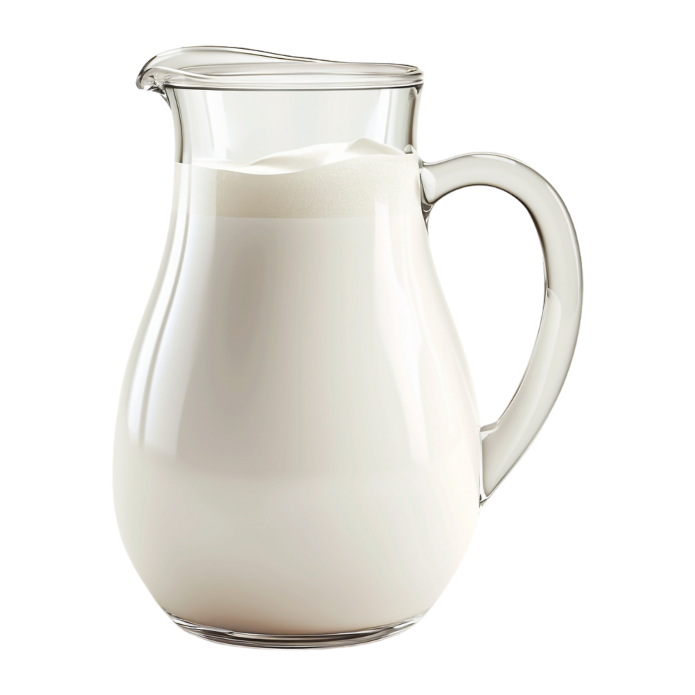 AI generated Jug of Milk on Transparent background - Ai Generated png