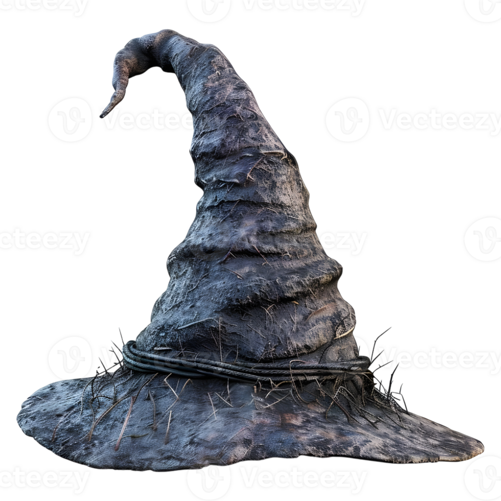 AI generated 3D Rendering of a Witch Magic Hat on Transparent Background - Ai Generated png