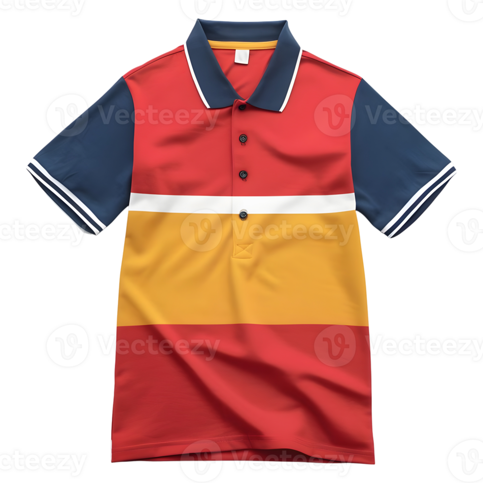 AI generated 3D Rendering of a Polo Shirt for Man and Woman on Transparent Background - Ai Generated png