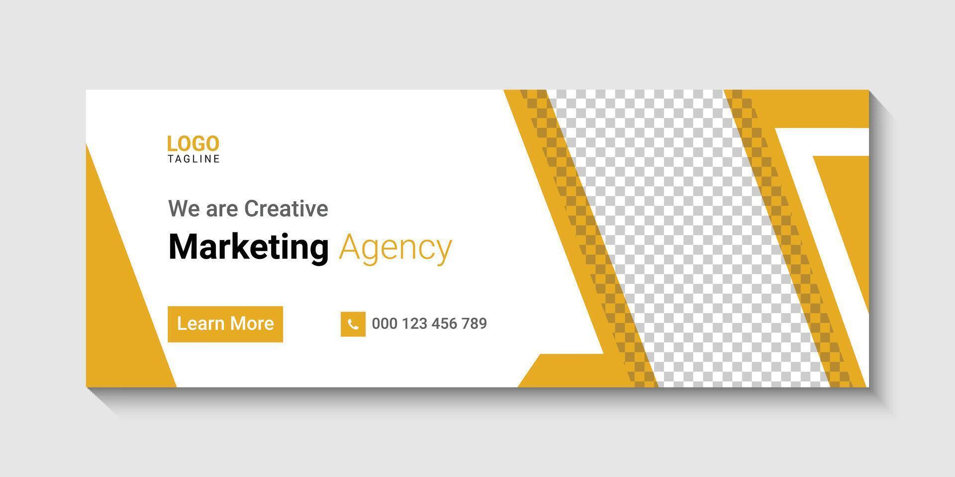 digital marketing corporate social media  web banner design template vector