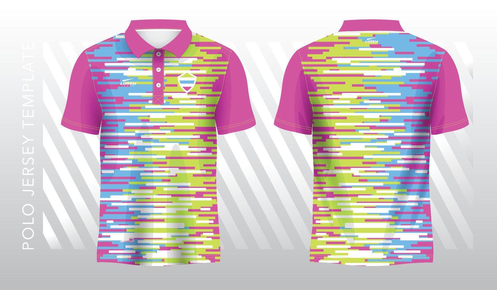 abstract soft and girly background and pattern for polo sport shirt sublimation jersey template vector