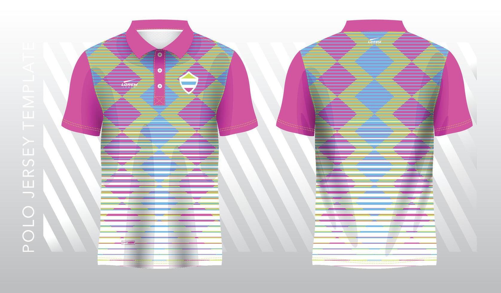 abstract soft and girly background and pattern for polo sport shirt sublimation jersey template vector