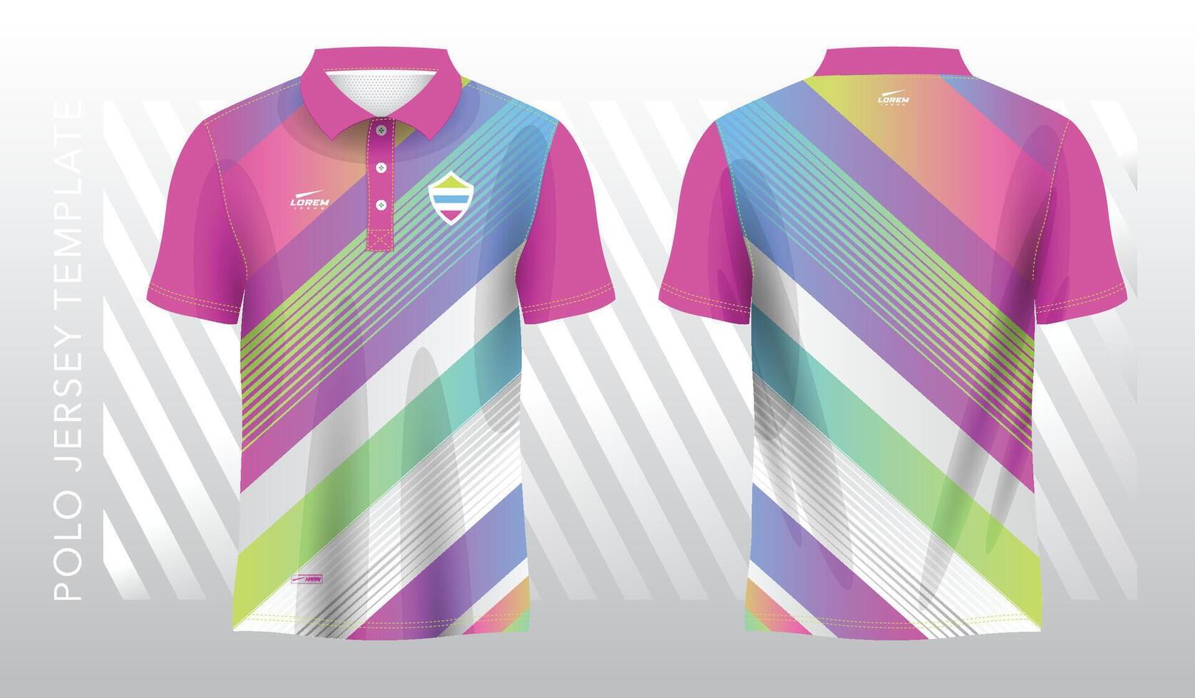 abstract soft and girly background and pattern for polo sport shirt sublimation jersey template vector