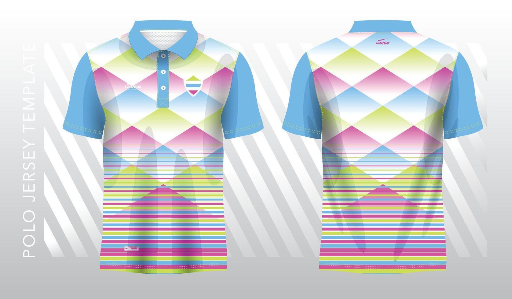 abstract soft and girly background and pattern for polo sport shirt sublimation jersey template vector