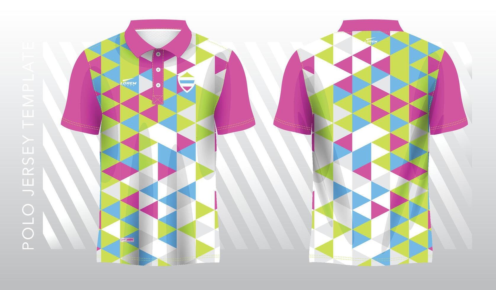 abstract soft and girly background and pattern for polo sport shirt sublimation jersey template vector