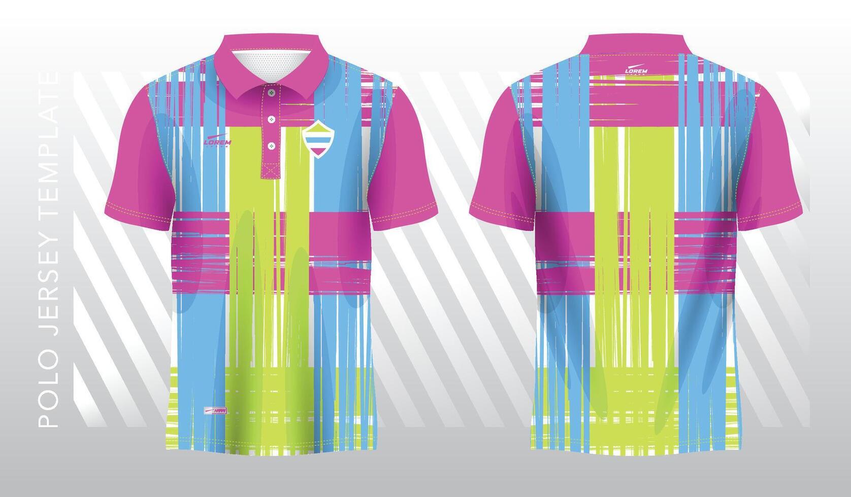 abstract soft and girly background and pattern for polo sport shirt sublimation jersey template vector