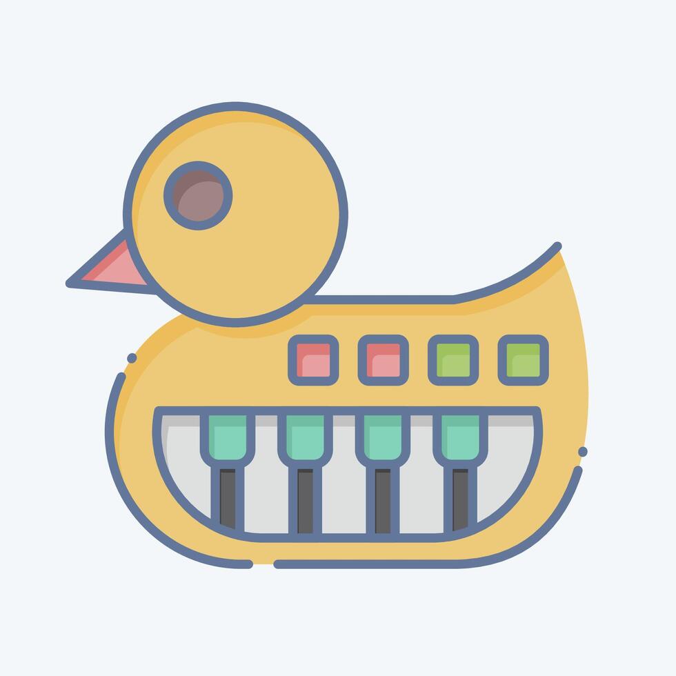 Icon Synthesizer. related to Kindergarten symbol. doodle style. simple design editable. simple illustration vector