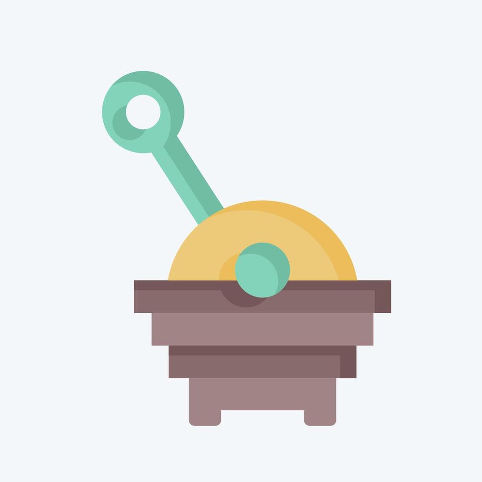 Icon Bucket. related to Kindergarten symbol. flat style. simple design editable. simple illustration vector