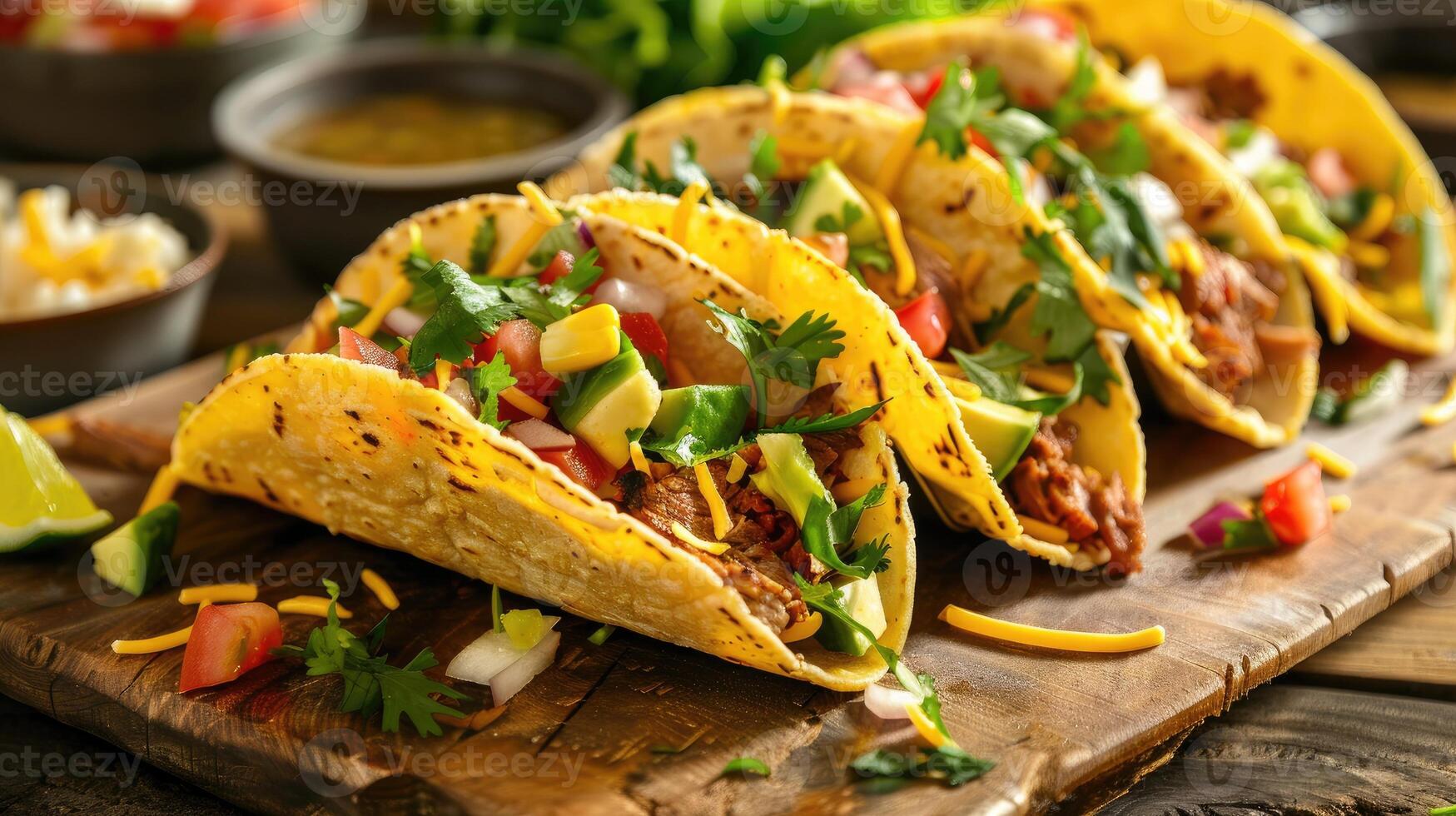 AI generated Tantalizing Tacos A Flavorful Fiesta photo