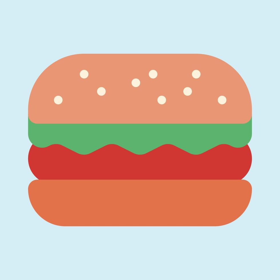 Junk food icon vector