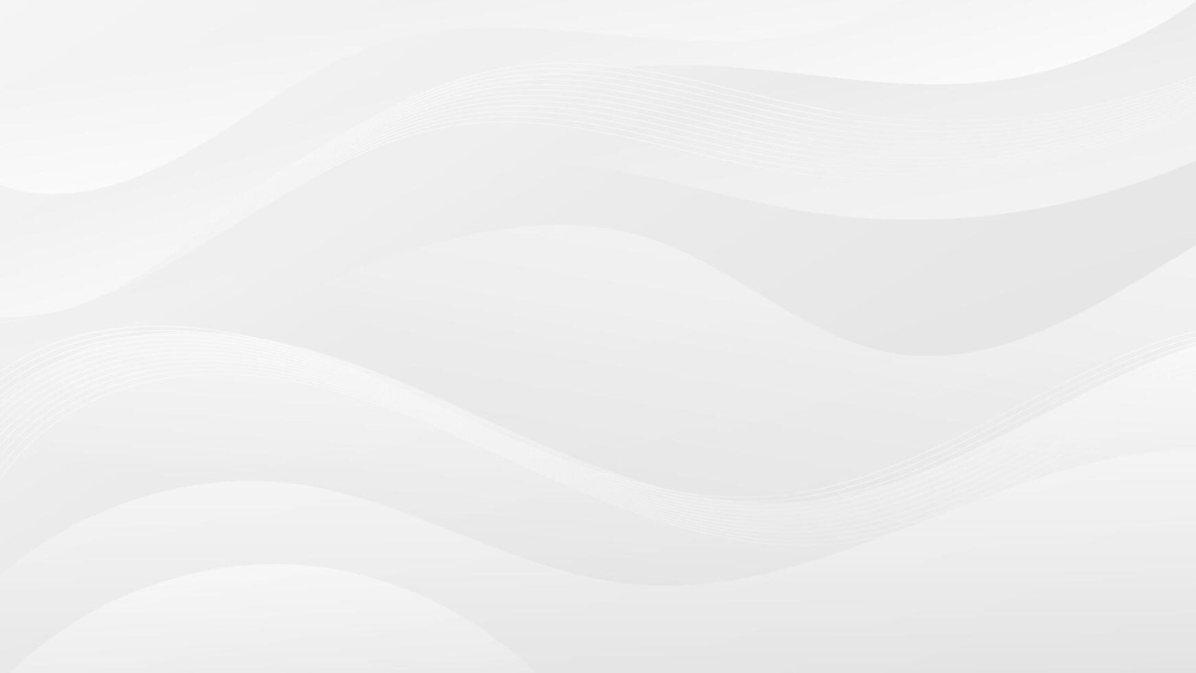 Abstract white Background with Wavy Shapes. flowing and curvy shapes. This asset is suitable for website backgrounds, flyers, posters, and digital art projects. vector