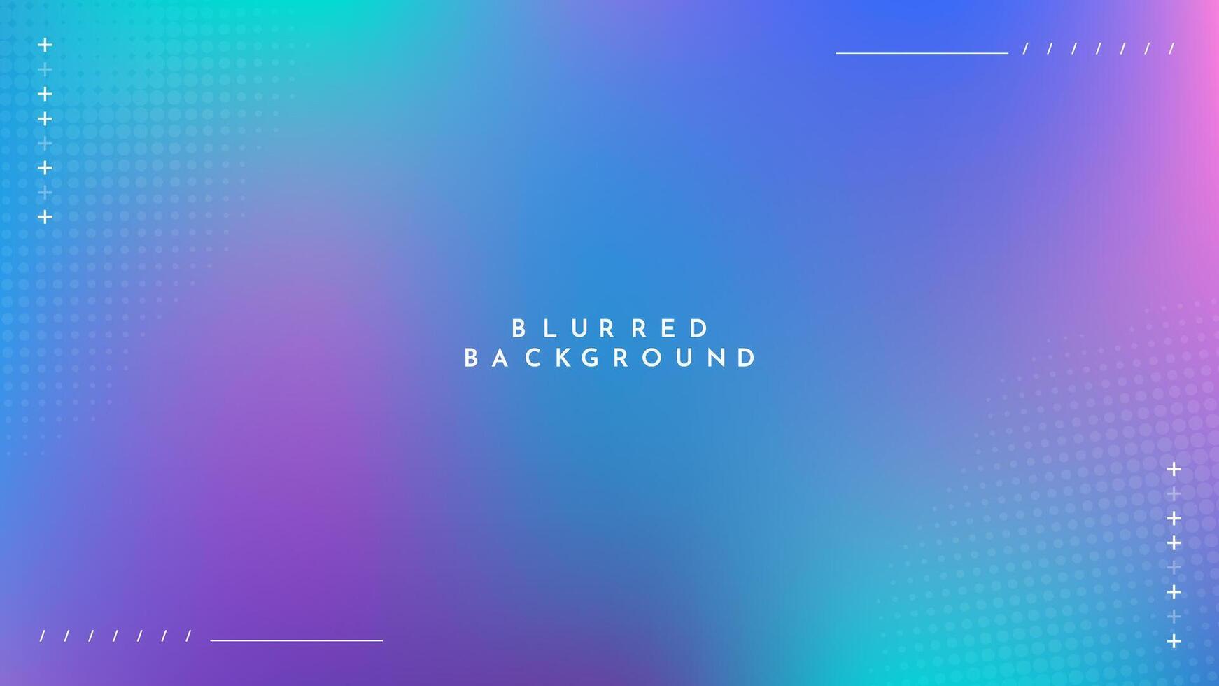 Gradient blurred background in shades of purple and blue. Ideal for web banners, social media posts, or any design project that requires a calming backdrop vector